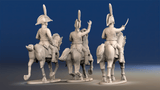 Spanish generals and colonels mounted command set 2 rear view