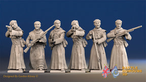 Spanish Guerrilla monk loading and firing alternate view