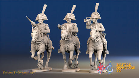 Spanish Heavy Dragoons command galloping alternate view