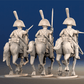 Napoleonic Spanish Dragoons galloping rear view