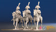 Spanish Heavy Dragoons trotting alternate view