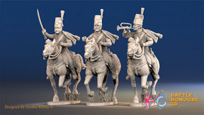 Spanish Hussar command galloping alternate view