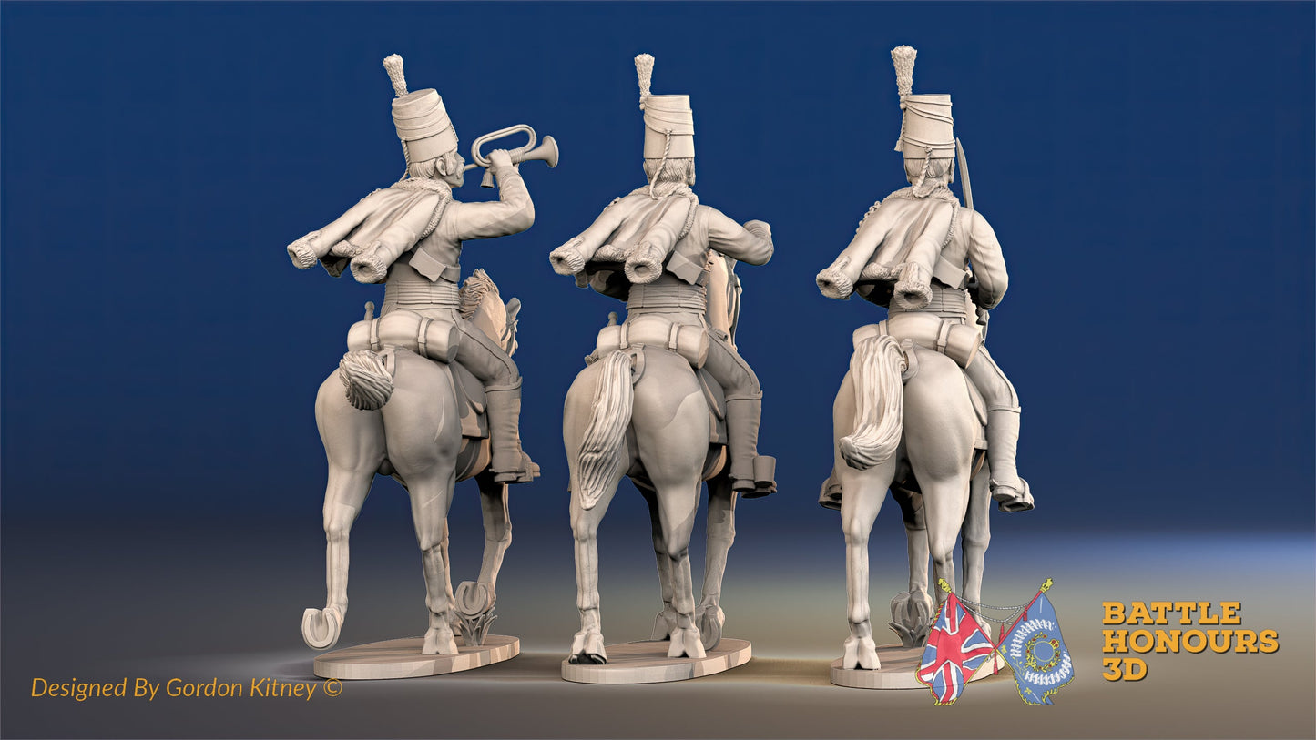 Spanish Hussars Command Trotting