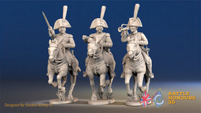 Spanish Light Dragoons command galloping alternate view