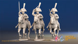 Spanish Light Dragoons galloping alternate view