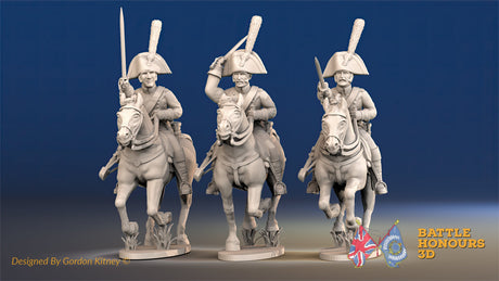 Spanish Light Dragoons galloping alternate view