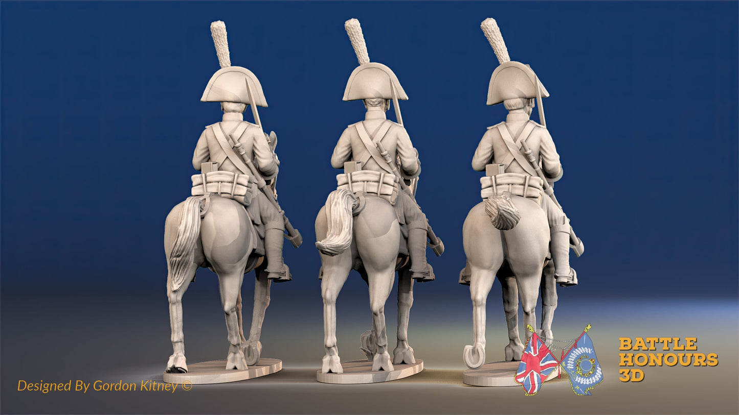 Spanish Light Dragoons Trotting