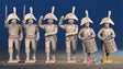 Spanish march attack command with backpack alternate view