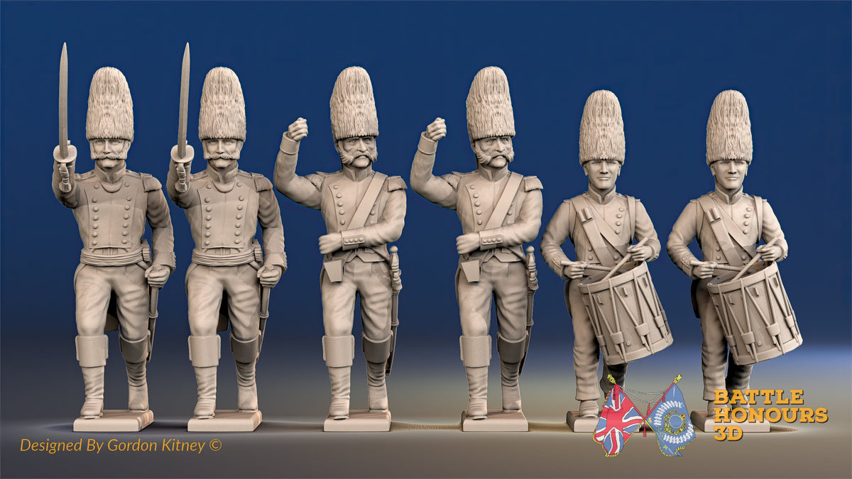 Spanish march attack Grenadier command with backpack alternate view