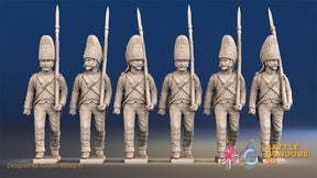 Spanish march attack Grenadiers with backpack alternate view