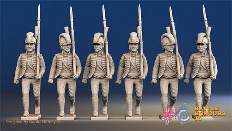 Spanish march attack light infantry Cazadores gaiter