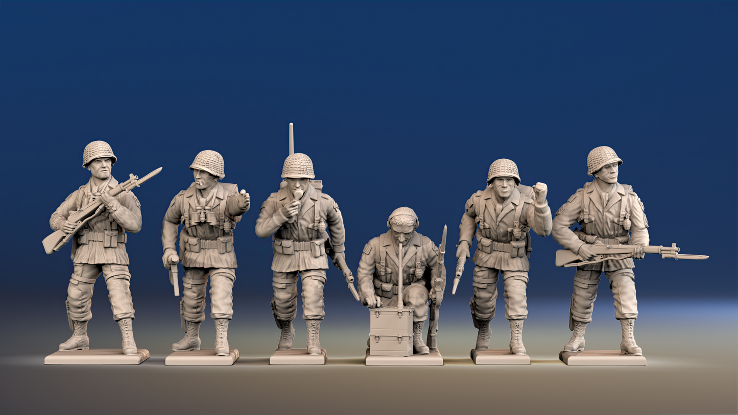 US Paratroopers Without Field Dressing Command