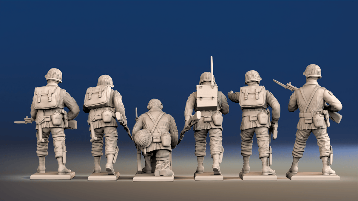 WW2 US Airborne Command - Without Field Dressings