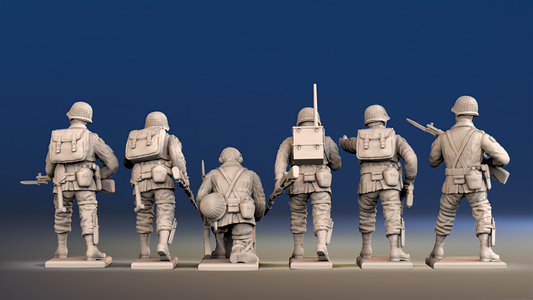 US Paratroopers Without Field Dressing Command