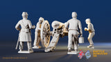 USA artillery loading miniature figures view 3