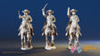 USA cavalry galloping sackcloth jacket with sword