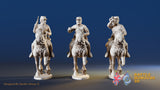USA cavalry galloping shell jacket command with pistol