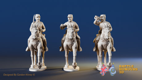 USA cavalry trotting shell jacket command miniature figures
