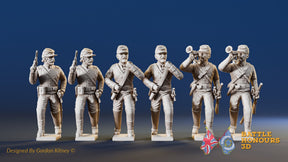 USA dismounted skirmish command advancing forage alternate view