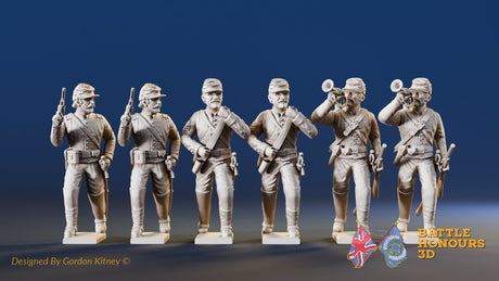 USA dismounted skirmish command advancing forage alternate view