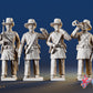 USA firing line Iron Brigade command miniature figures