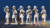 USA firing line Iron Brigade Hardee hat miniature figures