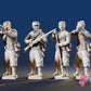 USA Zouave firing line miniature figures