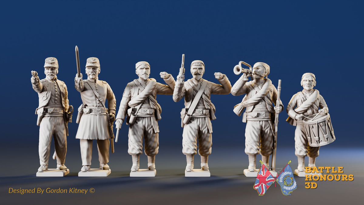 USA Zouave firing line forage command alternate view
