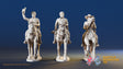 USA Hooker Grant Sherman miniature figures