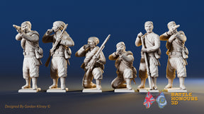 Union Zouave infantry skirmish figures, variant 1