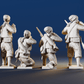 Union skirmishing Zouaves variant 1 rear view