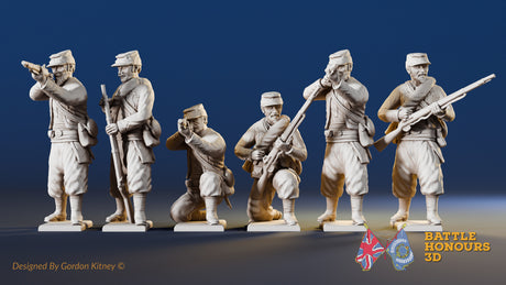USA Zouave infantry skirmish miniature figures variant 2