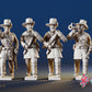 Union right shoulder shift marching infantry Iron Brigade command figures