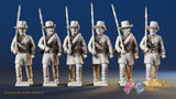 Union right shoulder shift marching infantry Iron Brigade, variant 1