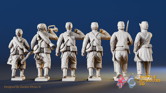 Union - Right Shoulder Shift March Infantry Zouaves Command