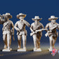 USA skirmish command advancing sackcloth jacket hat figures