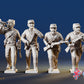 USA skirmish command advancing shell jacket kepi figures