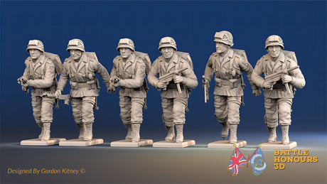 US Airborne BAR team advancing