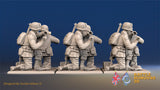US Airborne bazooka team rear view