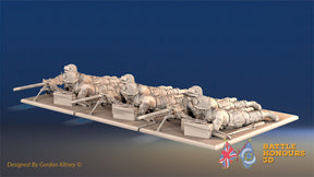 US Airborne heavy machine gun team