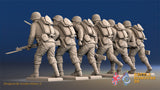 US GI advancing rear view