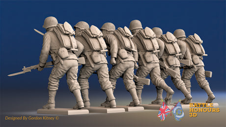 US GI advancing rear view
