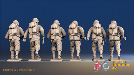 US GI BAR teams advancing rear view
