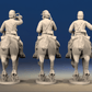 Union cavalry galloping shell jacket command with pistol rear view