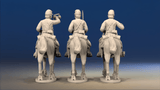 Union cavalry trotting shell jacket command rear view