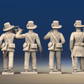 Union Iron Brigade firing line command rear view