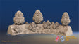 WW2 thin curved bocage terrain section alternate view