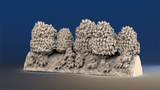 WW2 Normandy thick bush straight bocage terrain alternate render