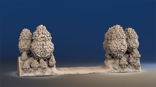 WW2 Normandy thick bush breakthrough bocage terrain alternate render