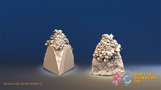 Hedgerow Ends & Wedges Terrain Set (Bocage, Normandy) (WW2)